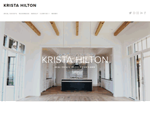 Tablet Screenshot of kristahilton.com